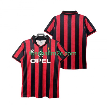 Fußballtrikots AC Mailand 1995 Retro Heim Trikotsatz 1996 Fußballtrikots AC Mailand 1995 Retro Heim Trikotsatz 1996
